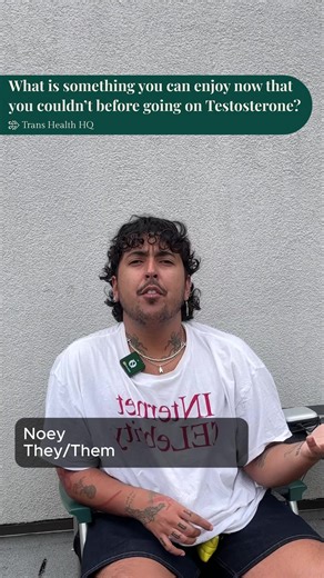 One of the benefits of medical gender affirmation? For the first time, activities like working out, removing your shirt, or simply looking in the mirror can feel comfortable. Curious to find out more information about gender affirming care and hormone therapy? Check out the Trans Health HQ Access Info Hub at the LIB! Built by and for the trans community, and always free. #genderaffirmingcare #hrt #transition #transmasc