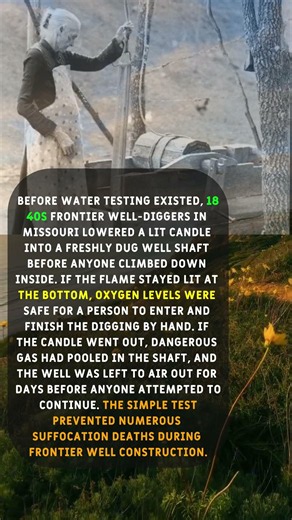 The Forgotten 1840s Method of Testing Well Water Safety With a Candle.