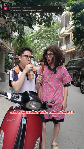 Mom asked me to find the keys, and this is what happened.