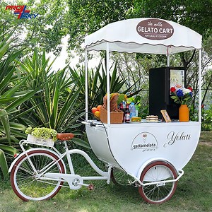 [Hot Item] Urban Cute Ice Cream Booth New Design Food Cart Candy Ice Cream Booth Gelato Cart