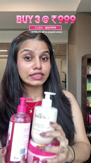 🔴Live Now: BUY 3 @999🤩🤩 Make a trio of your fave self-care essentials for just Rs.999 & Save BIG💰 HURRY STOCKS RUNNING OUT! Use Code: BUY999 SHOP NOW 🛒 #mCaffeine | MCaffeine
