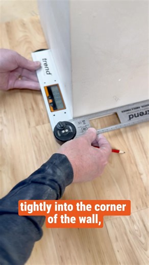 2 ways to work out the angle of your skirting board corner 📐