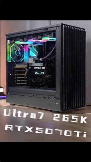 Intel Ultra7 265K🥵 with RTX5070Ti🥶 #pcbuild ASMR #shorts #gamingpc