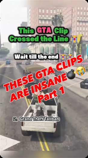 Gaming | Funny | Ranked on Instagram: "This GTA clip crossed the line 😭Funny or too far? 👀 Some GTA clips are funny… and some cross the line 😭 In this video, NextSpawnClips ranks and showcases viral GTA moments that had everyone divided — chaotic fails, questionable decisions, and moments that could only happen in Los Santos. Each clip is edited and presented for maximum comedy, shock value, and engagement. 🎮 Subscribe for daily gaming edits, viral GTA clips, and ranked chaos from GTA, Battl