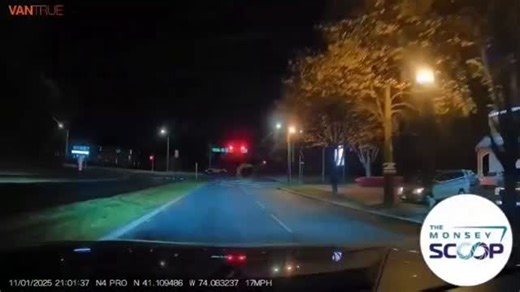 3.1K views · 71 reactions | WATCH: A dashcam captured the moment at the intersection of Bates Drive and Route 59, where not one but two vehicles ran a solid red light, narrowly missing a collision with a car that was lawfully entering the intersection on a green light. | Monsey Scoop | Facebook