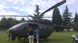 National Guard helicopter part of Eugene school's Military Appreciation Day