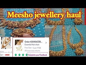 Meesho jewellery haul|Meesho haul|Unboxing video