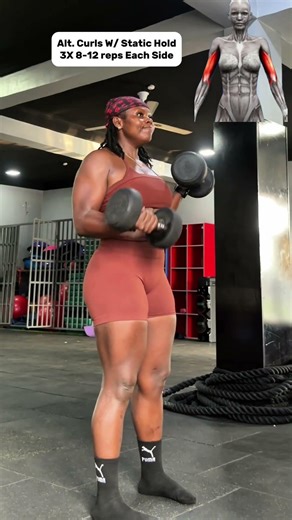 Full Upper Body Workout At Home Or Gym With Dumbbells #shorts