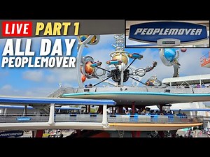 🔴 LIVE: Magic Kingdom All Day Peoplemover | 14 hours of non stop peoplemover part 1