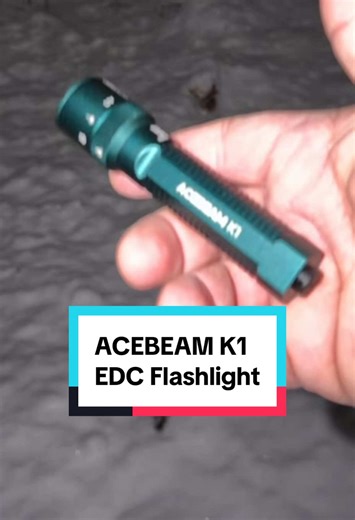 This ACEBEAM K1 EDC Flashlight is super portable, really well made, and super bright at up to 1,000 lumens! #tinoreviews #acebeam #edcflashlight