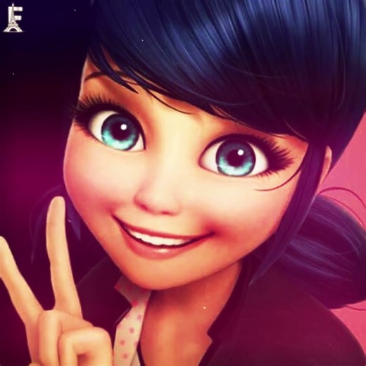 TENÍA QUE HACER EL TREND 🩷😋 #miraculous #marinette #adrien #ladybug #catnoir #trending