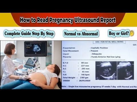 How to Read Pregnancy Ultrasound Report | Complete Guide #pregnancy #ultrasound