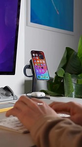 Tired of a cluttered desk? Say goodbye to tangled cables and lost chargers!  Our ESR Desktop Charger is the ultimate game-changer: • Charge multiple devices at once • Fast charging for all your gadgets • Sleek design keeps your workspace tidy Ready to declutter? Tap now and upgrade your workstation today! | ESRTech | Facebook