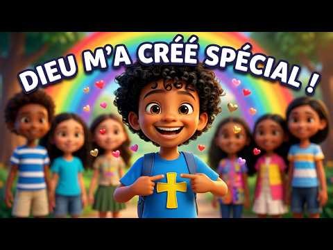 DIEU M’A CRÉÉ SPÉCIAL 🙏✨ | Chanson Chrétienne Enfants | Louange Joyeuse Jésus