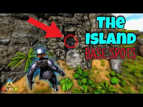 ARK: Ultimate Mobile Edition:The Island - Top Base locations | Hidden locations, alpha spots, Solo