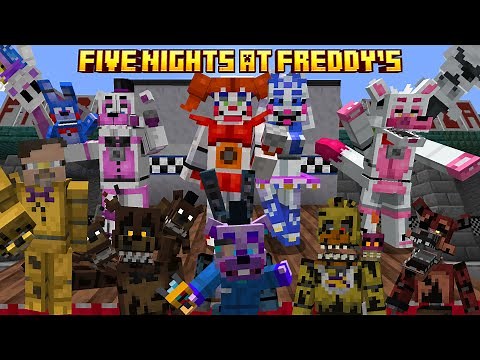 THIS NEW MINECRAFT FNAF MOD IS GETTING EVEN BETTER! (Fnaf Management Wanted Mod Showcase)
