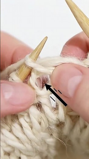 K1b: Knit 1 Under • A Unique #Knitting Stitch, #knittingtutorial for Fisherman's & Brioche Knitting
