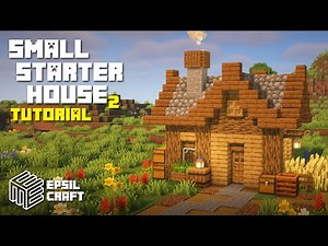 Minecraft 1.21: How to build a Small Starter House in survival (Full Tutorial)