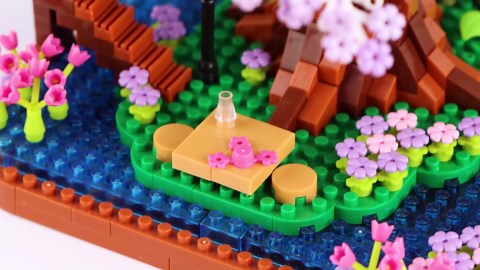 Vziimo Cherry Blossom Bonsai Tree Building Set, Japanese Sakura Tree House Model Sets for Adults, 2028Pcs Mini Micro Bricks Collectible Creative Gift for Teens Girls 14+