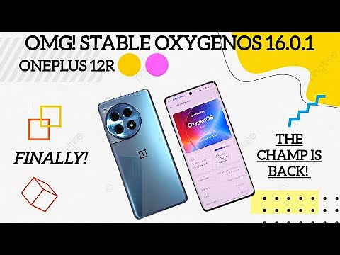 Finally OxygenOS 16 stable update for oneplus 12R lands!