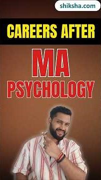 MA Psychology Career | Top 5 Job Roles, Job, Salary, Recruiters & Top Profiles #mapsychology