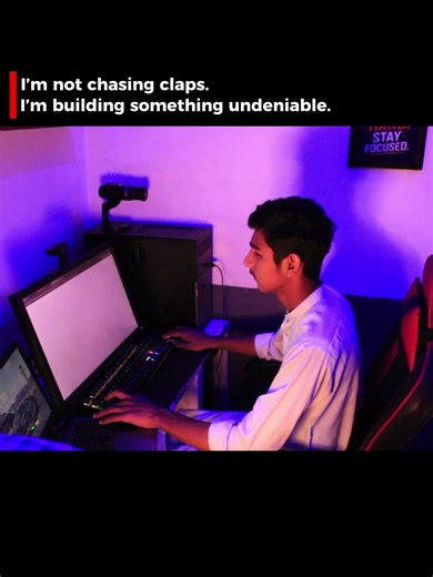 Not Chasing Claps. Building Proof.