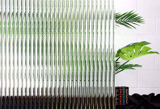SX-1254-UG Reeded Glass Seamless - Glass Films