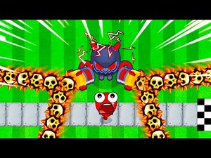 ANTI-BLOON that shoots SUPER MINES vs DUMMY BOSS Challenge in BTD 6!