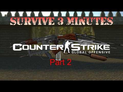 Can I Survive 3 Minutes Using Every Counter Strike Global Offensive Weapons Each? Part 2
