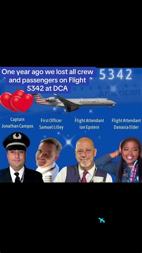 Today we remember those lost on flight 5342 one year ago today! I had just received my CJO so I had not had the privilege of meeting any of these Charlotte based crew members, but I have heard many stories over the last 11 months about these two Amazing flight attendants. Danasia, a mother of young children and had only been flying for less than a year. Ian, the life of the party always happy, smiling, and laughing with others. Crew and passengers of flight 5342, you will forever be held in our 
