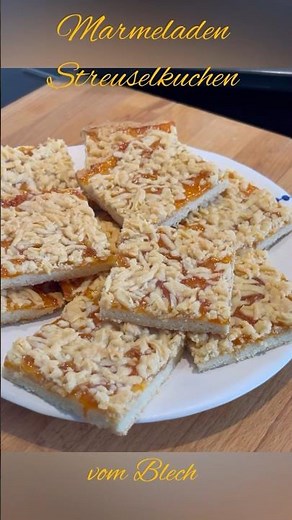 Marmeladen Streuselkuchen vom Blech #streuselkuchen #marmeladenkuchen #marmeladenkuchenmitstreuseln
