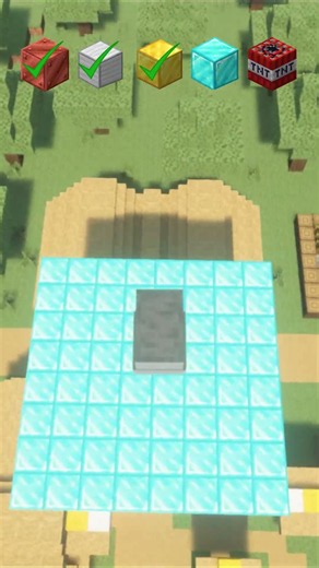 Which Block Can Survive an ANVIL? 💥 Copper vs Iron vs Gold vs Diamond vs TNT!