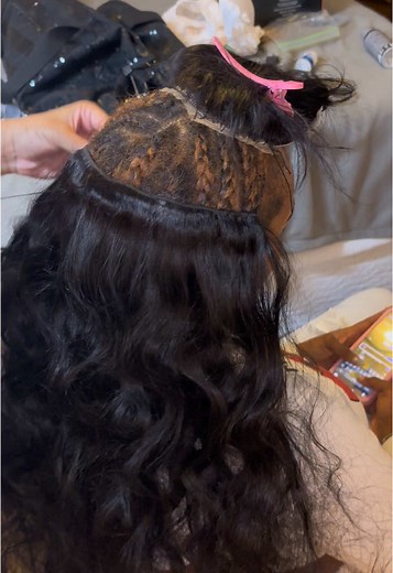 #firsttime doing closure quick weave #fyp