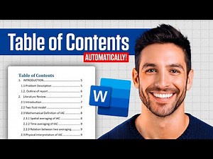 How To Create a Table of Contents in Word | Full Guide