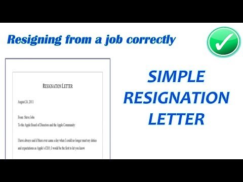 SIMPLE RESIGNATION LETTER - Resignation letter format with notice period (HARD COPY and E-MAIL)