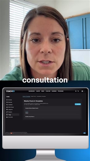 CoachRx Program Design & Coaching Software on Instagram: "New Consultation Templates: Dedicated templates Index, making it easier to reference, update, and manage your consultations.⁠ @coachrx.app"
