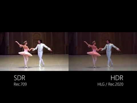 SDR vs HDR (rec.709 vs. HLG/rec.2020)