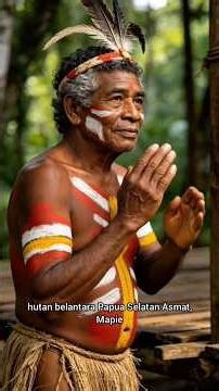 suku korowai di pedalaman hutan Papua.