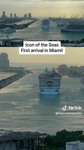 Icon of the Seas Arrives in Miami | World's Biggest Cruise Ship