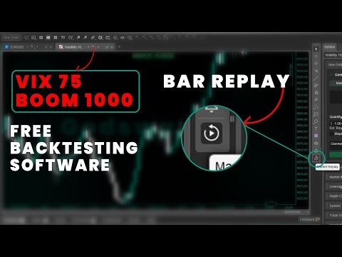 Free Synthetic (Deriv) Indices Backtesting Software with BAR REPLAY💥 (CHEAT CODE)