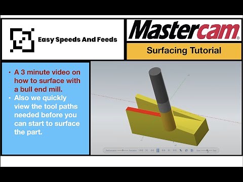 3D Flowline in 3 minutes - Mastercam 2020 Tutorial