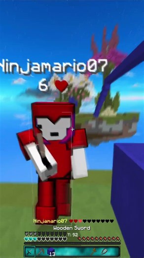 I got this easy bedbreak then hit a INSANE combo! #minecraft