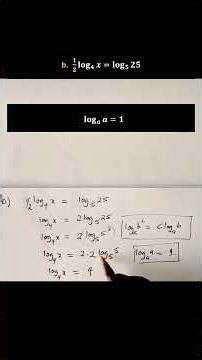 Solving logarithmic equations