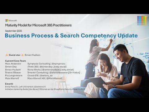 Maturity Model for Microsoft 365 - September 2025
