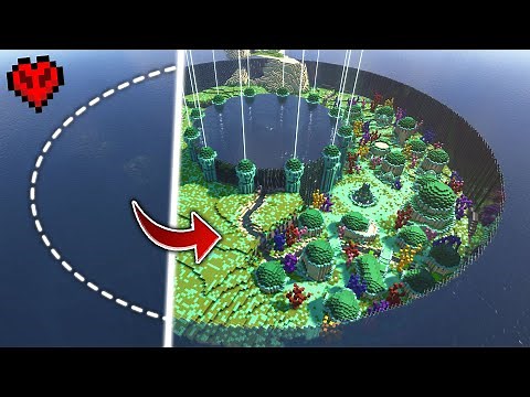 How I Transformed the Ocean into a MEGA BASE in Minecraft Hardcore!