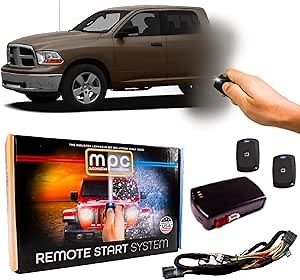 MPC 1-Button Remote Start Compatible with 2009-2010 Dodge RAM 1500 - Gas/Diesel - Plug & Play