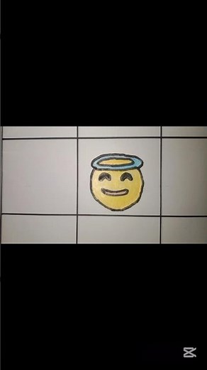 How to Draw Angel Emoji 😇 | Easy Step by StepDrawingTutorial forBeginners | EmojiArt #drawing #emoji