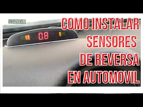 How to Install a Reverse Sensor System in a Vehicle/Car