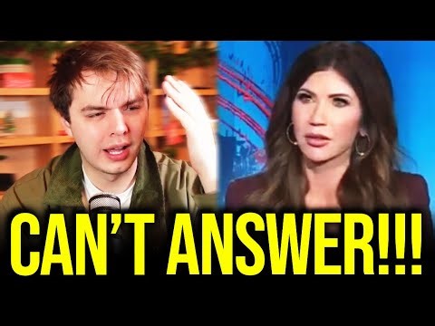 Kristi Noem Realizes she SCREWED UP on Live TV