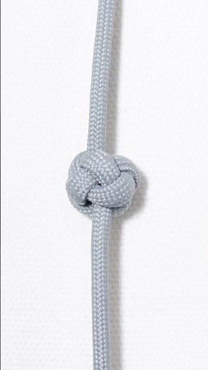 1本のダイヤモンドノット（玉結び）の結び方！【ブレスレットの留め具にも使える 綺麗な飾り結び】Diamond Knot